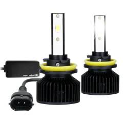 2x H11 CANBUS LED Headlight Kit High Low Beam Bulb Super White 6000K