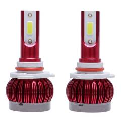 4x 9005 9006 Combo LED Headlight Kit Hi/Lo Beam Bulbs 3000K Super Yellow Light