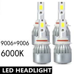 4pcs 9006 HB4 LED Headlight Bulbs Conversion Kit Lamp 6000K
