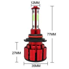 6PCS 9005 9006 H11 LED Combo Headlight Fog Light Kit High Low Beam Bulb 8000K