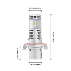 2pcs H13 LED Headlight Bulbs High Beam Conversion Kit 6000K Bright White