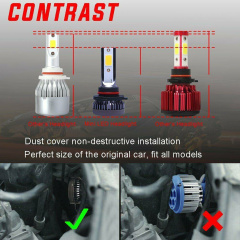 2x H11 H8 H9 9005 9006 HB4 LED Headlight Bulb Kit Low Beam 8000K Ice Blue Light