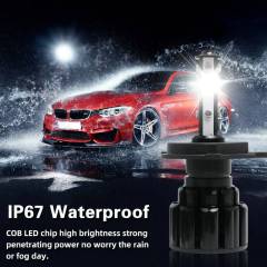 4PCS H4 9003 HB2 4-Side LED Headlight Bulbs Conversion Kit High Low Beam 6000K