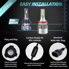 2x 9006/HB4 White 60W High Power Car LED Headlight Bulbs Light Driving Bulb