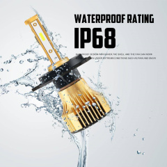 2 PCS H4 LED Headlight Bulb Lntegrated LED Car Headlights White Light