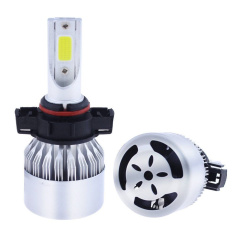 2x 5202/H16/9009 100W COB LED Headlight Bulbs High Low Beam Fog Light White