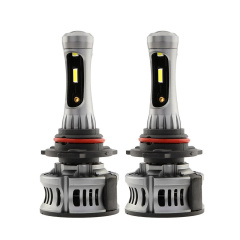 2Pcs 60W DC12-24V 9006 COB LED Car Headlight Kit White