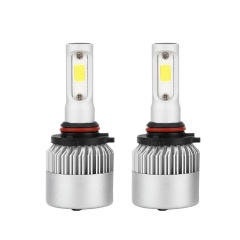 2pcs 9005 LED Headlight Bulb COB Vehicle SUV Truck Headlamp Pure White