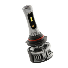 2Pcs 60W DC12-24V 9006 COB LED Car Headlight Kit White