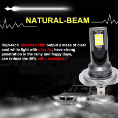 2x H7 108W LED Fog Light Kit Bulbs Car Driving Lamp DRL 6500K HID White 20000LM
