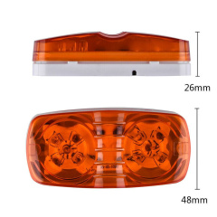 1/2/4PCS TK-TLS011 F5 10 LED Car Warning Light