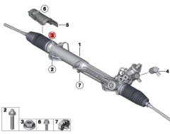 OE:31356757707 Шестигранная гайка и плоская шайба M10ZNS3