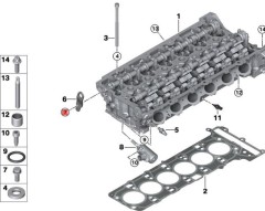 OE:7119905739 Болты с шестигранной головкой и плоские шайбы M8X22