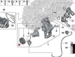 OE:77119904371 Болт с шестигранной головкой М6Х16-8,8-ЗНС3Подходит для BMW Brilliance iX3 (G08) ведущих 20 моделей 2020-2021 гг