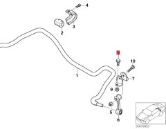 OE:33326760669 Винт с шестигранной головкой М8Х22-8,8ЗНС3 Подходит для BMW Brilliance 3 серии (E46) 325i04 2003-2004 гг.