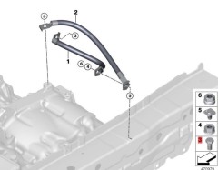 OE:7119902900 Болт с шестигранной головкой М8Х16-8,8-ЗНС3Подходит для BMW Brilliance 3 серии (E46) 325i04 2003-2004 гг