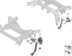 OE:37146891166 передний рычаг регулировки Подходит для BMW Brilliance iX3 (G08) ведущих 20 моделей 2020-2021 гг.