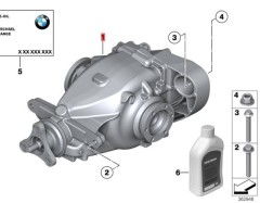 OE:33107614708 Ведущий мост I=3,73 после гарантии BMW X1 (E84) sDrive18i МКПП 13 модели 2012-2014 гг.