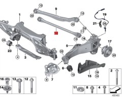 OE:33326865211 Боковой маятник нижний CN BMW X2 (F39) sDrive20iM комплект для бездорожья 20 моделей 2019-2020 гг.