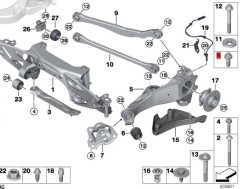 OE:31106885162 Комбинированный болт ASAM12X1,5X34 BMW X2 (F39) sDrive20iM комплект для бездорожья 20 моделей 2019-2020 гг.