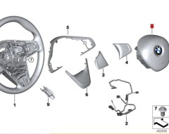 OE:32306992389 Модуль подушки безопасности со стороны водителя BMW (импорт) X2 (F39) sDrive20iM комплект для бездорожья 18 моделей 2018-2019 гг