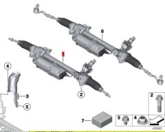 OE:32106864490 Электрический рулевой механизм БМВС3(Е83)3.0i04 2003-2004