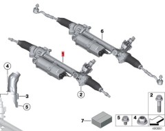 OE:32106889084 Электрический рулевой механизм БМВС3(Е83)3.0i04 2003-2004
