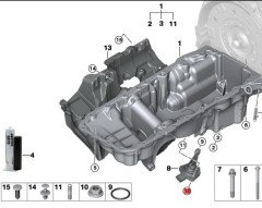 OE:7119905544 Гайка шестигранная M6-8-ZNNIVSI Подходит для БМВ