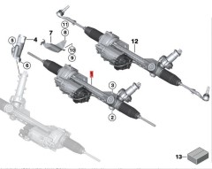 OE:32106861507 Гарантия Электроруль SPORT/TKP BMW 3 серии (F35 Long Axis Edition) 335Li Fashion Design Package 13 Models 2012-2012