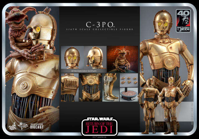 Hot Toys 1/6 MMS701D56 - Star Wars Episode VI: Return of the Jedi - C-3PO IN STOCK