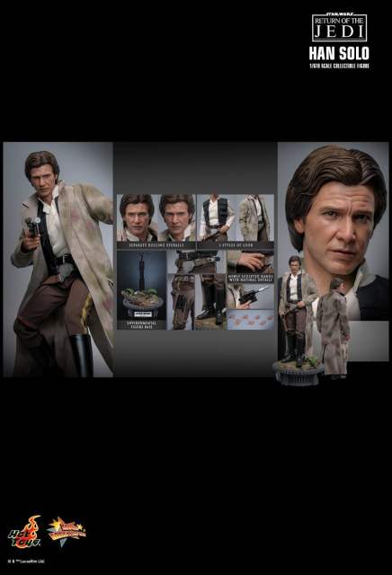 Hot Toys 1/6 MMS740 - Star Wars: Return of the Jedi - Han Solo PRE-ORDER