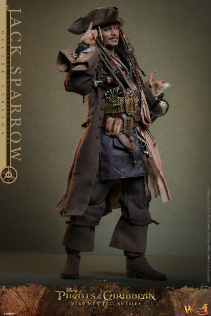 Hot Toys 1/6 DX38 - Pirates of the Caribbean: Dead Men Tell No Tales - Jack Sparrow (Deluxe Version) PRE-ORDER