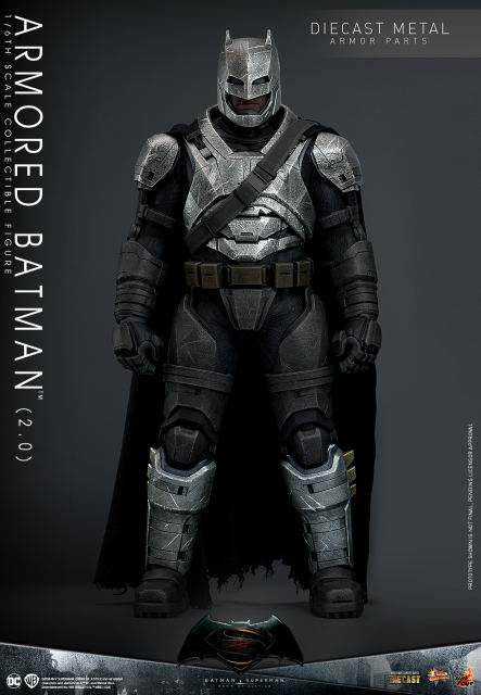 Hot Toys 1/6 MMS742D62 - Batman v Superman: Dawn of Justice - Armored Batman (2.0) PRE-ORDER