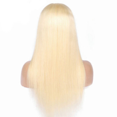 613 Blonde Straight Human Hair Wigs 13x6 HD Lace Front Wig