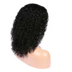Black Wigs Pre Plucked With Baby Hair Curly Human Hair Wigs