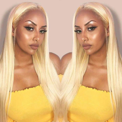 13x4 Lace Front Wigs Long Silky Straight Human Hair Wigs Pre Plucked Wig