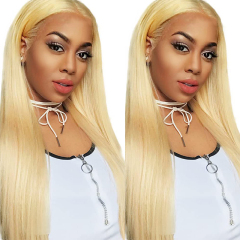 13x4 Lace Front Wigs Long Silky Straight Human Hair Wigs Pre Plucked Wig