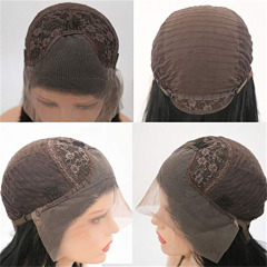 Black Straight Bob Synthetic Wigs 13*3 Lace Front Wigs