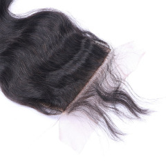 Black 100% Human Hair Closure Body Wave HD Lace Closure