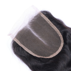 Black 100% Human Hair Closure Body Wave HD Lace Closure