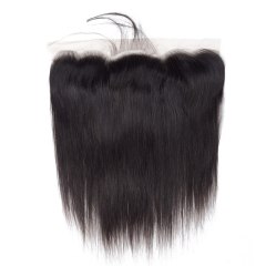 Natural Straight Human Hair 13x6 Transparent HD Lace Frontal Closure