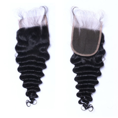 Water Wave 4x4 HD Lace Closure Free Part Human Hair Closure