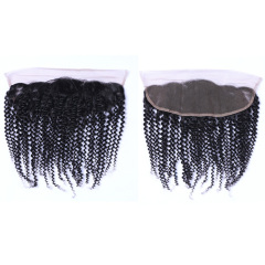 Black Curly Wave Black 13x4 HD Lace Closure HD Lace Frontal