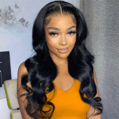 Natural Color 13x6 HD Lace Front Wig Loose Wave Human Hair Wig