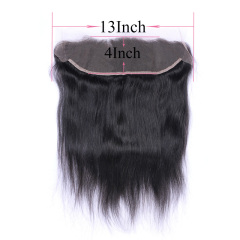 Natural Straight Human Hair 13x4 HD Lace Closure