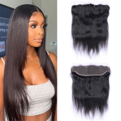 Natural Straight Human Hair 13x4 HD Lace Closure