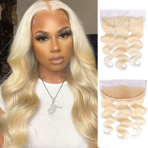 Blonde Body Wave 13x4 HD Lace Closure Human Hair HD Lace Frontal