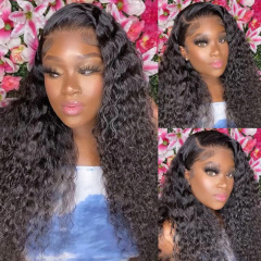 Imeya Natural Straight 13X4 HD Lace Front Wig Curly Wave Human Hair Wig