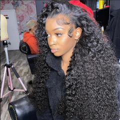 Imeya Natural Straight 13X4 HD Lace Front Wig Curly Wave Human Hair Wig