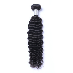 Natural Hairline Bundles Double Weft Human Hair Bundles 1 Pcs Hair Extension
